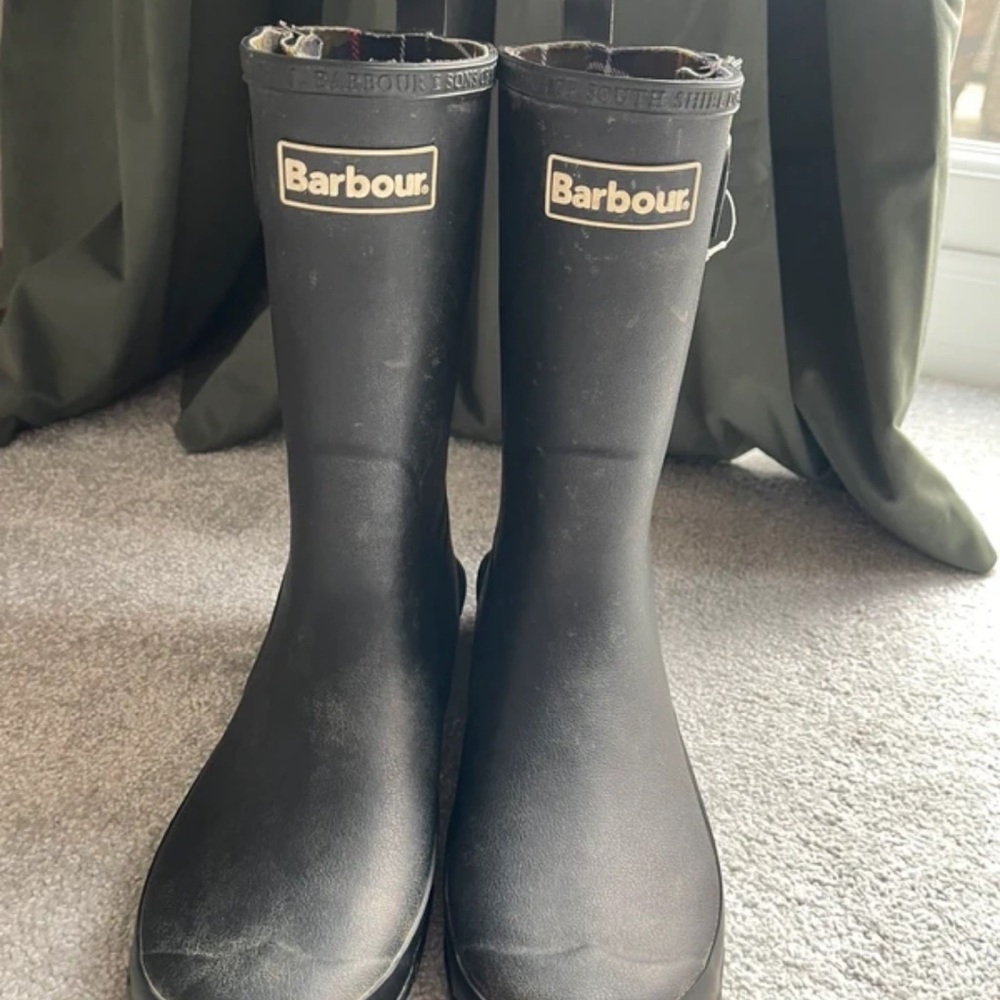 Barbour Classic Black Rain Boots